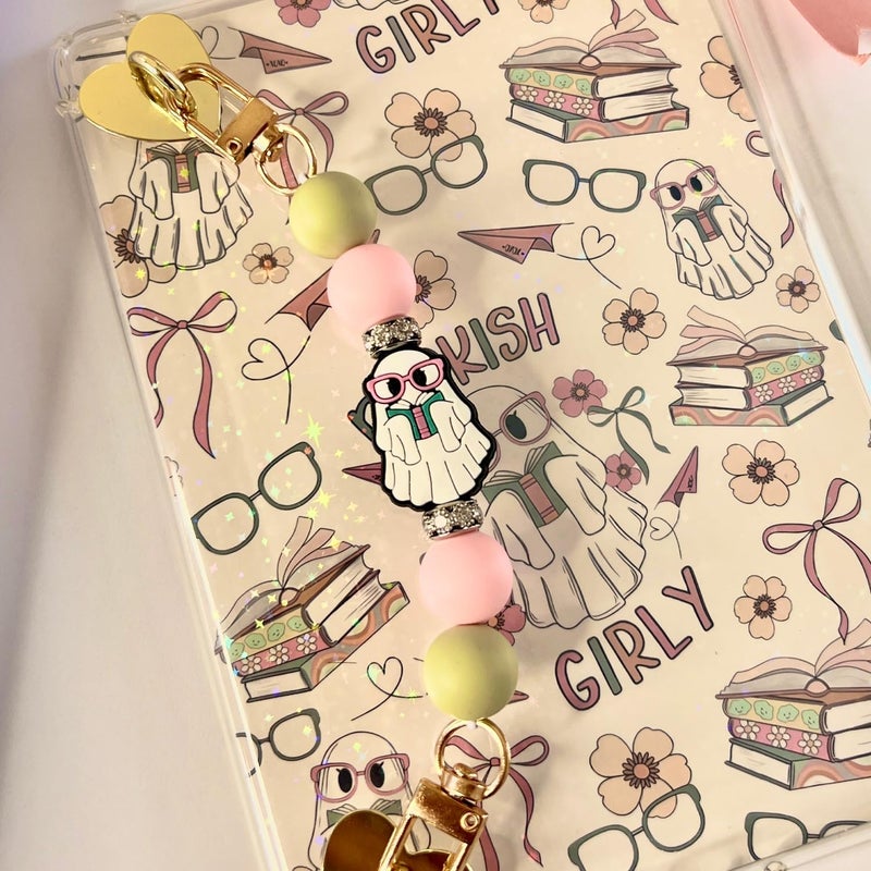 CuddleJunk 6 PCS 6.8” x 4.8” Clear Back Cover Inserts Compatible for Kindle Paper white 11th-12th Color Soft with Silicone Beaded Strap Charm, Accessories for Kindle E-reader - Image 5
